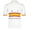 Completo Maglia + Pantaloncino con bretelle 2022 INEOS Grenadiers Campione Spagnolo Manica Corta Bianco